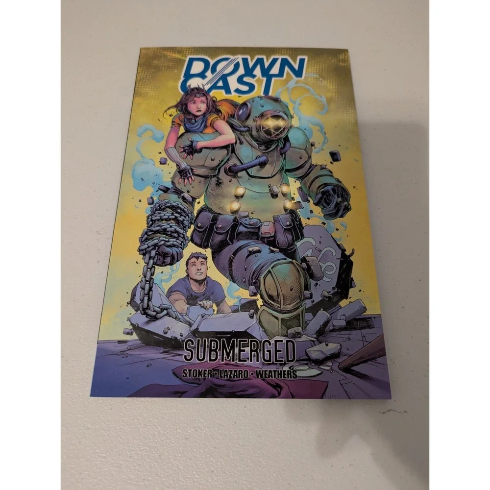 Downcast Submerged Comic Novel, Signed By Clint Stoker